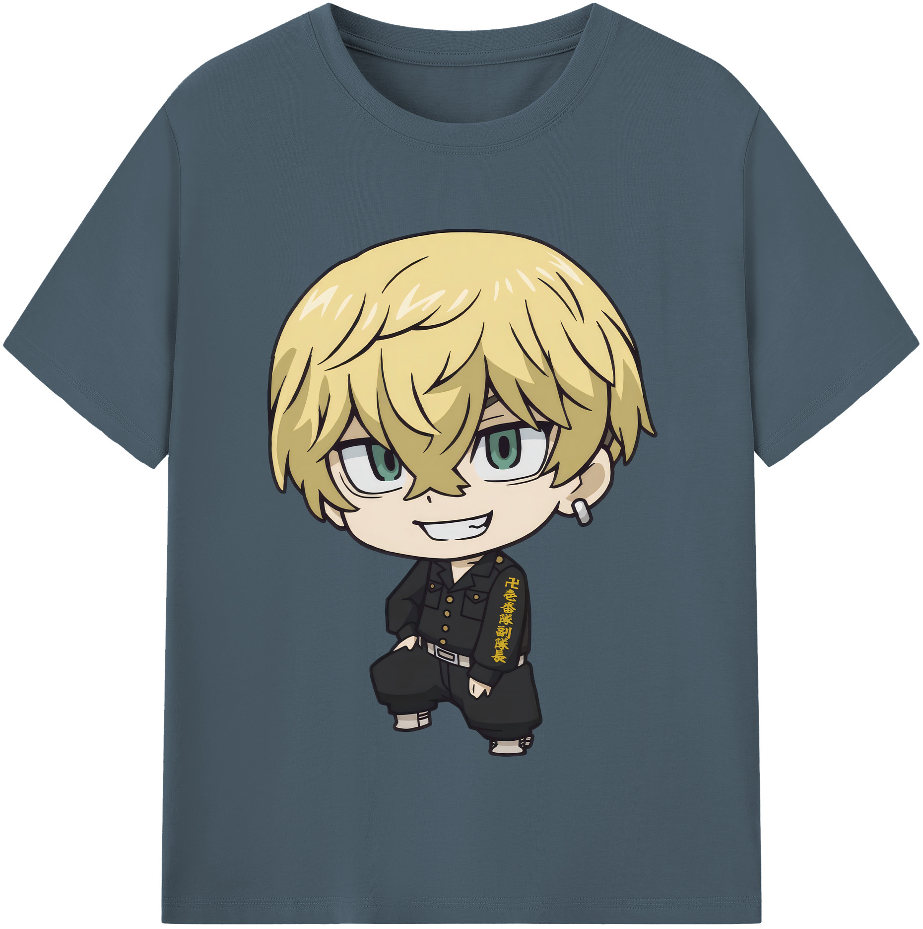 （画像用） 東京リベンジャーズ Tokyo Revengers 綿100％半袖Tシャツ（フロントプリント）